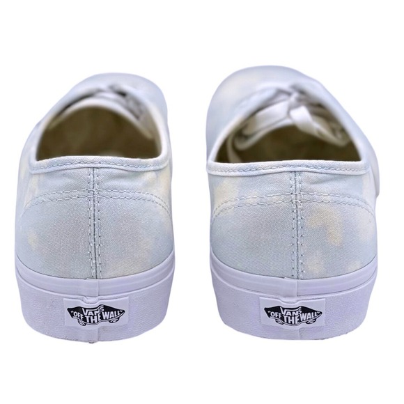 Vans Authentic "Bleach Wash Ballad Blue" Shoes Mens 10.5 Women's 12 White Blue - Picture 4 of 8
